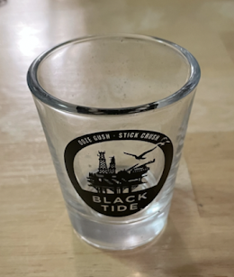 Black Tide Shot Glass